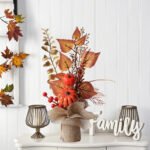 High-Value Iron Art Artificial Pumpkin Decorative Ornament for Desktop and Coffee Table