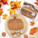 Wooden Pumpkin Tray, Creative Solid Wood Charcuterie Board