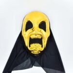 Halloween Retro Mask, Halloween Costume Party, Scary Skull - Image 6
