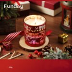 New Christmas Decorative Laser - Cut Ambience Ornament: Smokeless Soy Wax Aromatherapy Candle for Premium Gift - Image 2