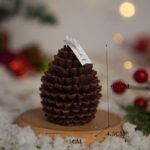 Christmas 3D Pine Cone Candles – Christmas Ambiance Photography Props, Creative Home Decor, and Scented Ornaments - Image 2