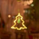 Christmas Leather - Cord Suction Cup Lights for Decorating and Enhancing Christmas Scenes, Window Displays - Image 2