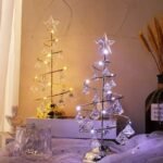 Best - Selling LED Gold & Silver Table Lamp | Crystal Diamond Christmas Tree Lamp for Festive Living Room Decoration - Image 2
