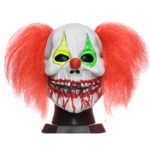 Halloween Latex Mask: Clown Head Cover, Smiling Mask, Ghost Face Prop for Performances, Bar Parties and Cosplay - Image 3