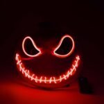 LED light-up mask: Lightyear, Ghost Rider skull mask, Christmas party glow-in-the-dark cold light mask - Image 2