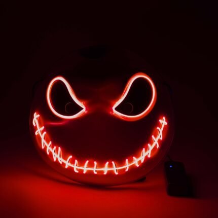 LED light-up mask: Lightyear, Ghost Rider skull mask, Christmas party glow-in-the-dark cold light mask