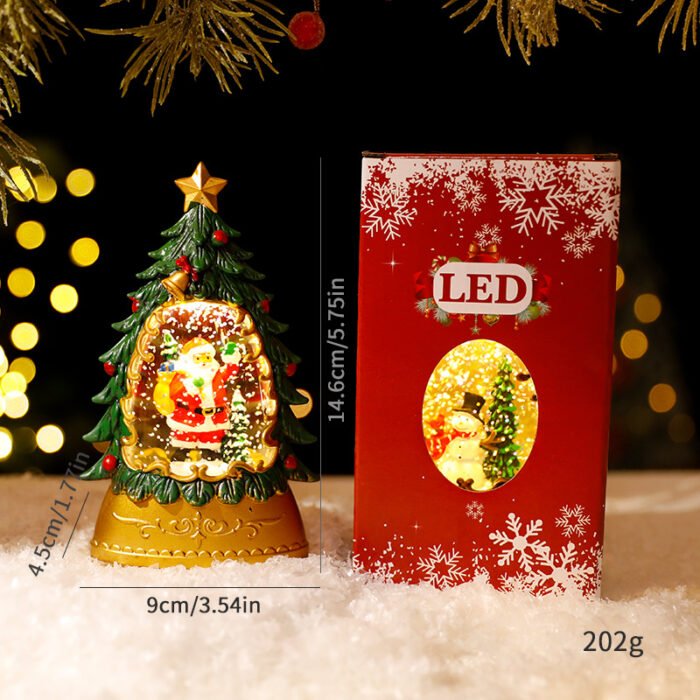 Christmas Light-Up Water-Filled Candles - Creative Small Wind Lamps, Night Lights & Christmas Decorative Ornaments - Image 2