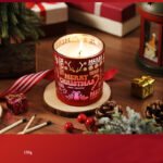 New Christmas Decorative Laser - Cut Ambience Ornament: Smokeless Soy Wax Aromatherapy Candle for Premium Gift - Image 3