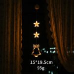 LED Christmas Suction Cup Lights - Festive Ambience Decorative Hanging Lights for Creative Room & Window Display - Image 3