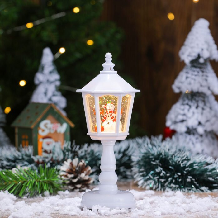 Christmas Decorations: Light-Up Musical Water-Filled Table Lamp, Night Light, Creative Christmas Ornament, Christmas Gift - Image 3
