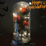 Halloween Glass Lampshade Pumpkin Flower Horror Ornament, Escape Room Decoration, Small Night Light - Image 3