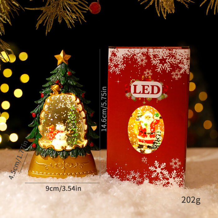 Christmas Light-Up Water-Filled Candles - Creative Small Wind Lamps, Night Lights & Christmas Decorative Ornaments - Image 3
