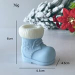 Christmas Candle - Snow Boots - Shaped Aromatherapy Candle, Christmas Gift, Photography Prop & Decorative Fragrance Candle - Image 4
