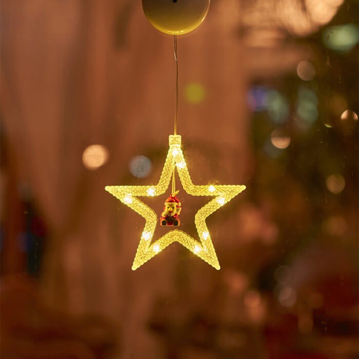 Christmas Leather - Cord Suction Cup Lights for Decorating and Enhancing Christmas Scenes, Window Displays - Image 4