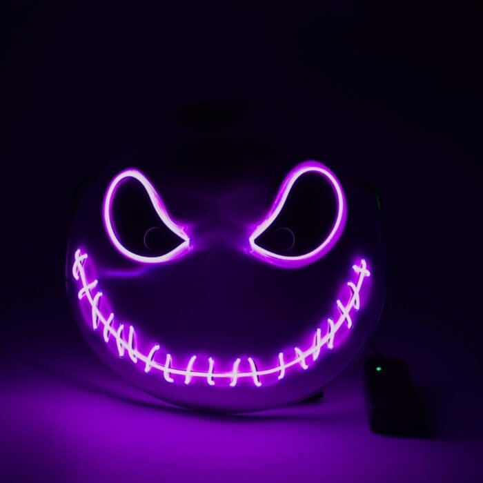 LED light-up mask: Lightyear, Ghost Rider skull mask, Christmas party glow-in-the-dark cold light mask - Image 4