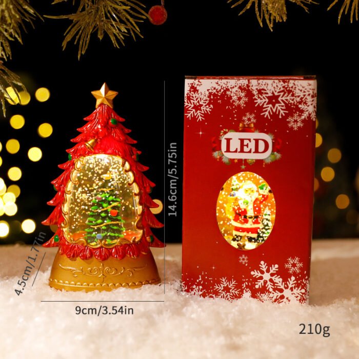 Christmas Light-Up Water-Filled Candles - Creative Small Wind Lamps, Night Lights & Christmas Decorative Ornaments - Image 4