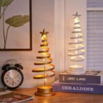 Best - Selling LED Gold & Silver Table Lamp | Crystal Diamond Christmas Tree Lamp for Festive Living Room Decoration - Image 5
