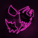 Cold-light handsome man luminous hand-painted LED dance party Marshmello mask cosplay Halloween - Image 5