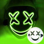Marshmello Top 100 LED Light-Up Mask, Halloween DJ Music Festival Party Prop - Image 4