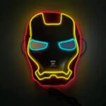 New LED Hero Luminous Halloween Spider - Man, Captain America Mask cos Flash, Avengers Hero Mask - Image 2