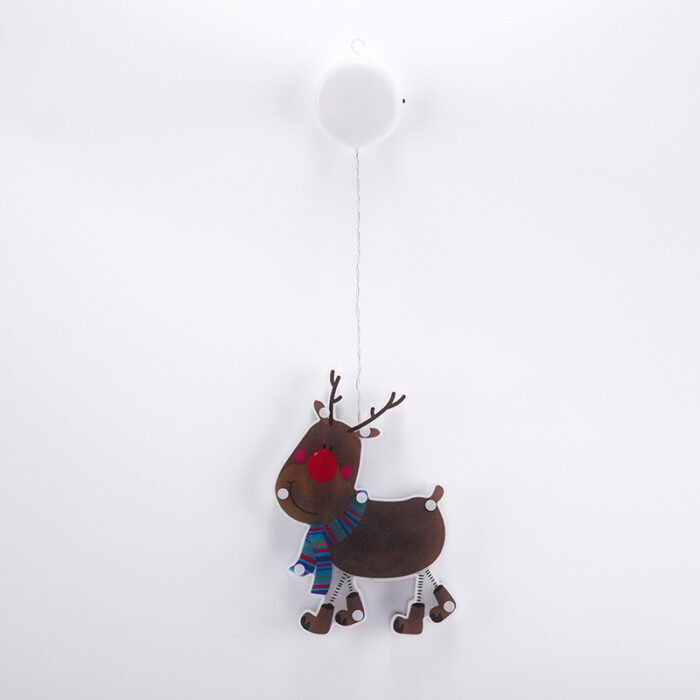 Suction Cup LED Christmas Decorative Lights | Star, Christmas Tree, Bell & Snowman Designs | Window Fairy Lights - Image 6