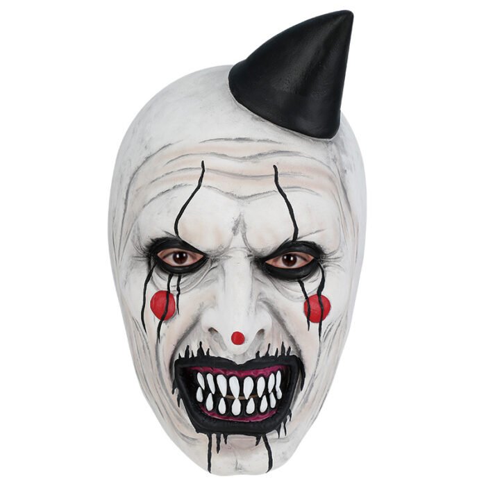 Halloween Latex Clown Mask - Halloween Headgear, Escape Room Costume Prop - Image 6