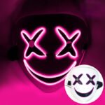 Marshmello Top 100 LED Light-Up Mask, Halloween DJ Music Festival Party Prop - Image 5