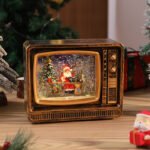 Christmas Gift: Light-Up Snow-Globe Music Box, Santa Wind Lamp, Christmas Tree Decorative Ornament & Night Light - Image 6