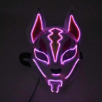 Fortnite Luminous Mask, LED Sky Fox, Wholesale, Cosplay - Image 8
