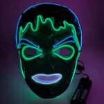 New LED Hero Luminous Halloween Spider - Man, Captain America Mask cos Flash, Avengers Hero Mask - Image 5