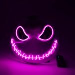LED light-up mask: Lightyear, Ghost Rider skull mask, Christmas party glow-in-the-dark cold light mask - Image 8