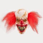 Halloween Latex Mask: Clown Head Cover, Smiling Mask, Ghost Face Prop for Performances, Bar Parties and Cosplay