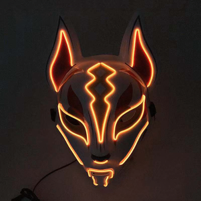 Fortnite Luminous Mask, LED Sky Fox, Wholesale, Cosplay - Image 10