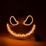 LED light-up mask: Lightyear, Ghost Rider skull mask, Christmas party glow-in-the-dark cold light mask - Image 9