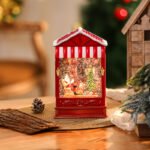 Light-Up Snow-Floating Music Box - Christmas Gift, Santa Wind Lamp, Christmas Tree Decoration & Night Light - Image 2