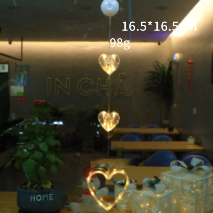LED Christmas Suction Cup Lights - Festive Ambience Decorative Hanging Lights for Creative Room & Window Display - Image 11
