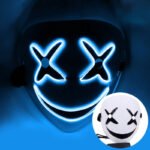 Marshmello Top 100 LED Light-Up Mask, Halloween DJ Music Festival Party Prop - Image 10
