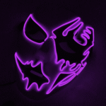Cold-light handsome man luminous hand-painted LED dance party Marshmello mask cosplay Halloween - Image 11