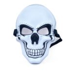 Halloween Skeleton Glowing Mask, a horror and funny full-face LED mask from European and American movies - Image 4