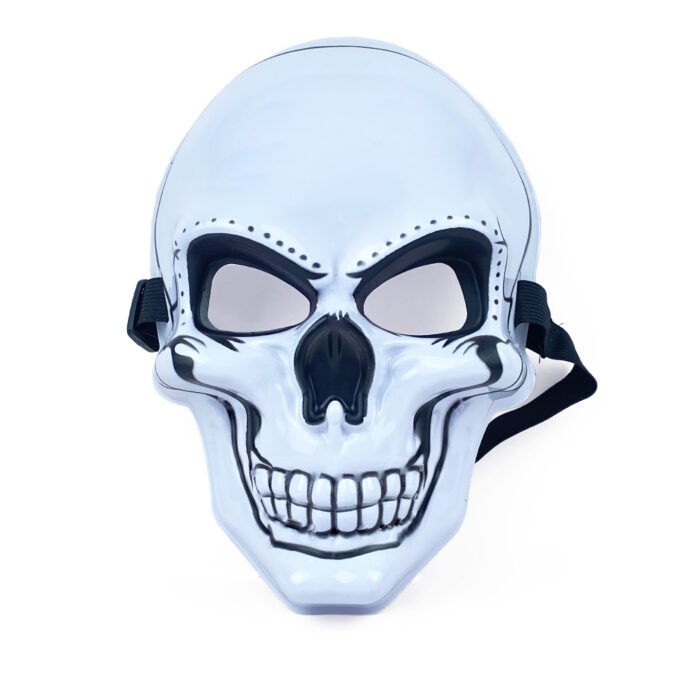 Halloween Skeleton Glowing Mask, a horror and funny full-face LED mask from European and American movies - Image 4