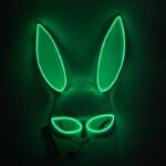 LED Light - Up Mask: Cold - Light Half - Face Bunny Girl Prop for Parties, Performances, Bars, Disco, and Masquerades - Image 13