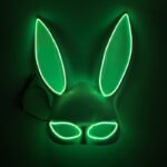 LED Light - Up Mask: Cold - Light Half - Face Bunny Girl Prop for Parties, Performances, Bars, Disco, and Masquerades - Image 14