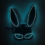 LED Light - Up Mask: Cold - Light Half - Face Bunny Girl Prop for Parties, Performances, Bars, Disco, and Masquerades - Image 16
