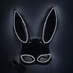 LED Light - Up Mask: Cold - Light Half - Face Bunny Girl Prop for Parties, Performances, Bars, Disco, and Masquerades - Image 18