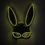 LED Light - Up Mask: Cold - Light Half - Face Bunny Girl Prop for Parties, Performances, Bars, Disco, and Masquerades - Image 20