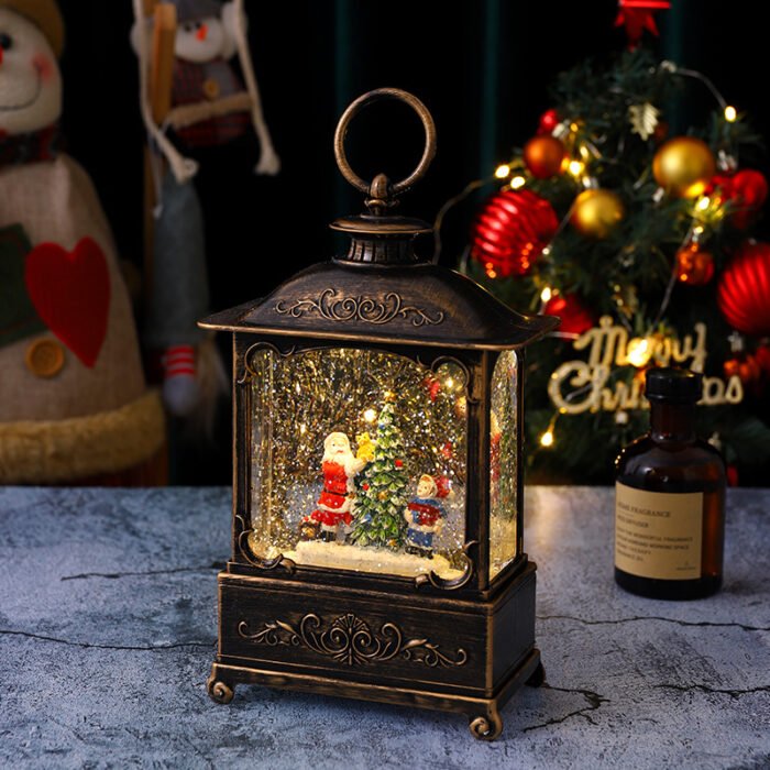 Christmas New Magical Santa Christmas Lantern Globe - Image 2