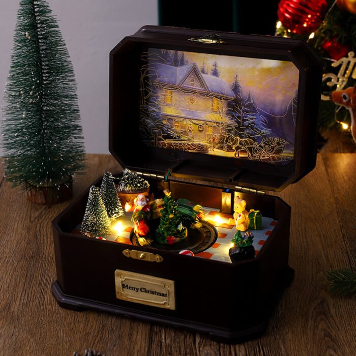 Christmas Gift Music Box: Enchanted Village in a Chest - Image 3