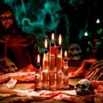 Halloween scary finger candles