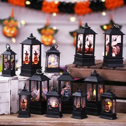 Halloween - style LED electronic candle lamp ornaments