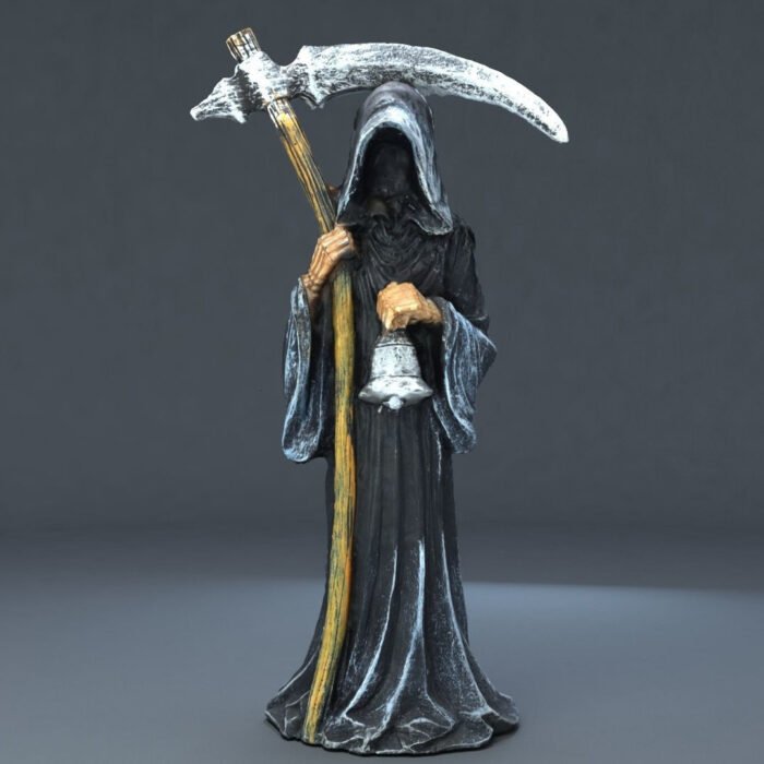 Resin Statue of the Grim Reaper, Handicraft Tabletop Decorative Ornament - Image 1